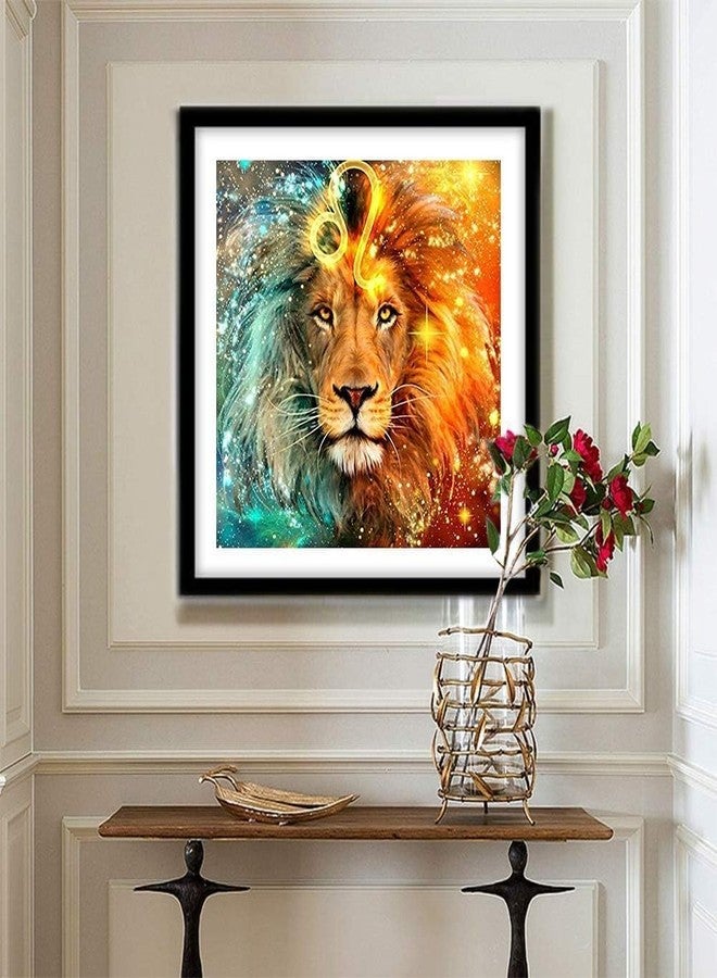 MATSON Golden Lion Diamond Painting Kits for Adults and Kids Create Dazzling Full Drill 5D DIY Crystal Rhinestone Art for Home Decor(40x40 cm) - Image 3